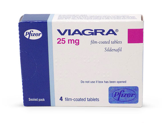 En las ilustraciones se muestra un paquete de Viagra original